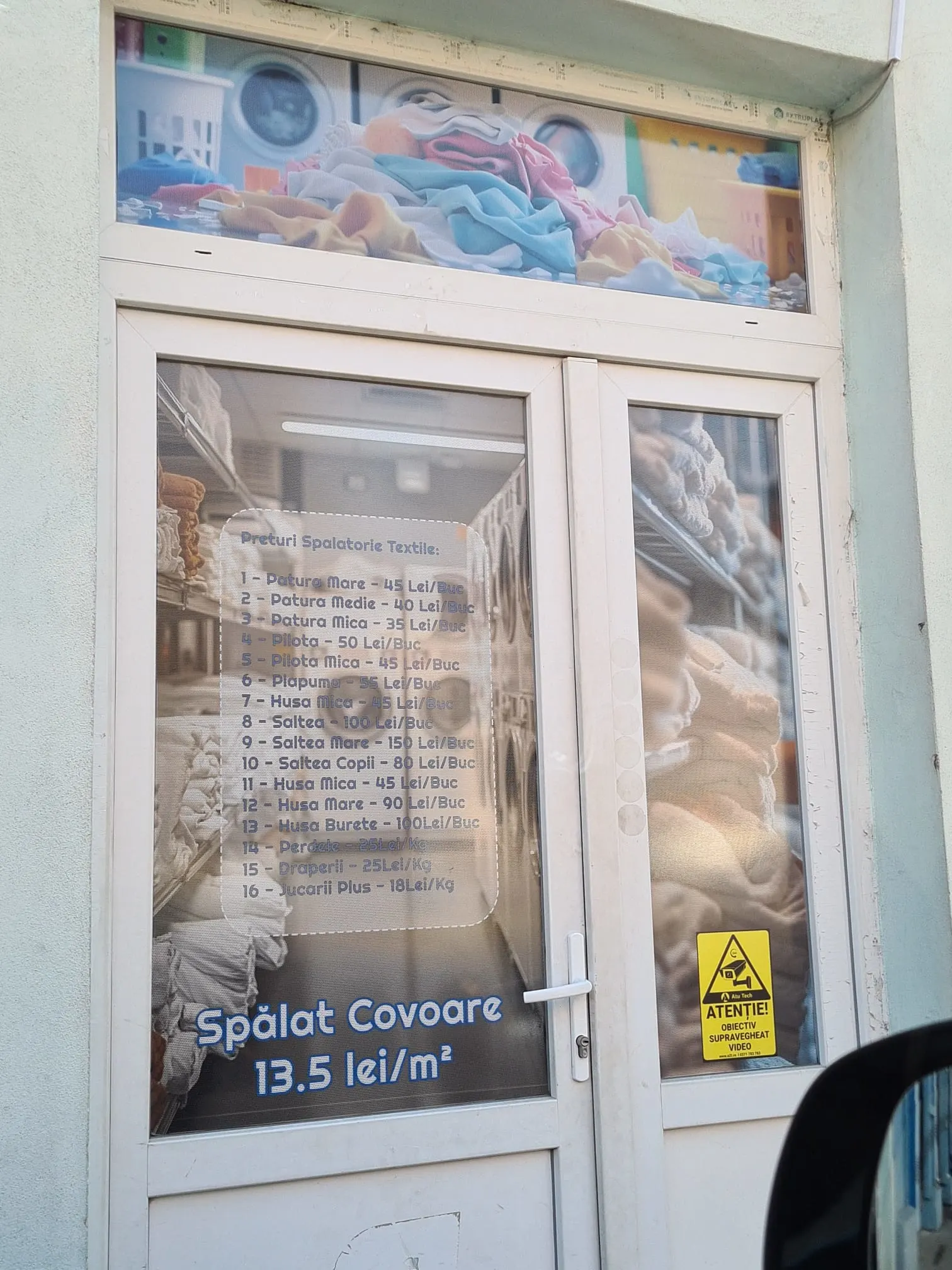 Proces de finisare covor la CovoClean