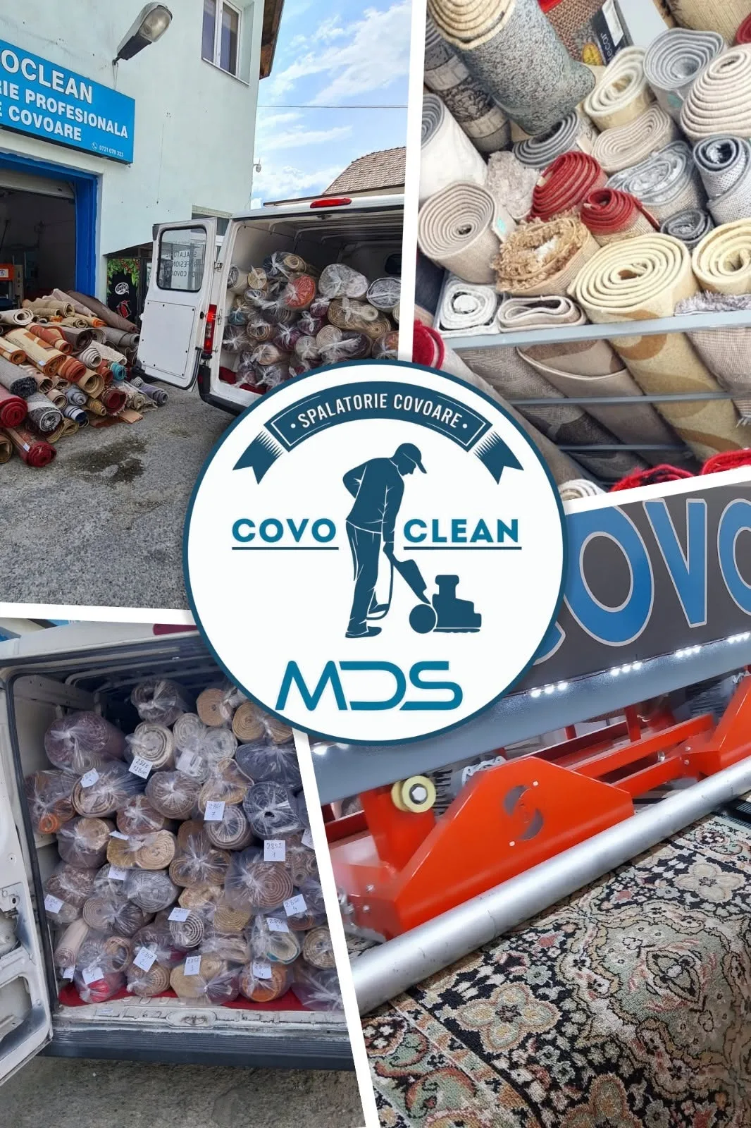 Depozitarea și transportul covoarelor la CovoClean